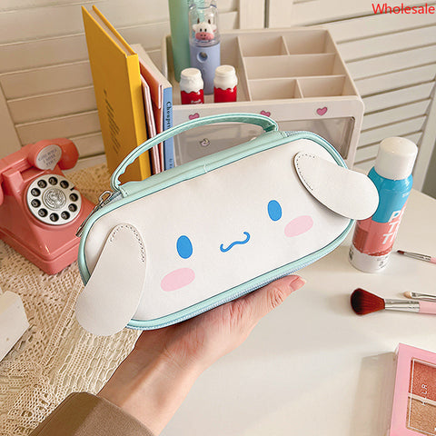 New Sanrio Large Capacity Portable Stationery Box Student Storage Pen Bag