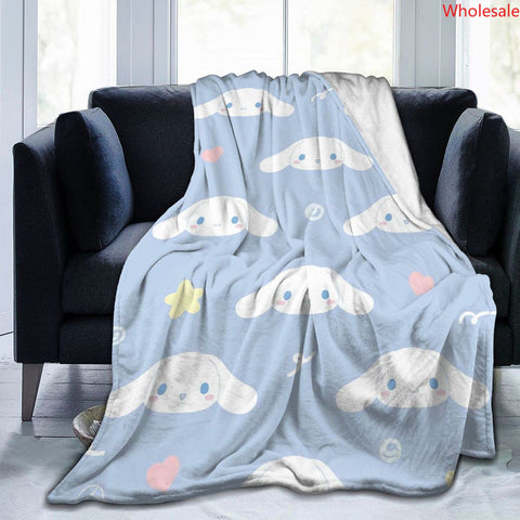 Cinnamoroll Blanket, Air Conditioning Nap Cover Blanket, Multifunctional Office Blanket, Sofa Blanket