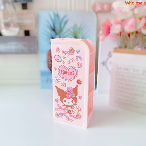 Sanrio Diagonal Pen Holder, Desktop Storage Case, Stationery Case