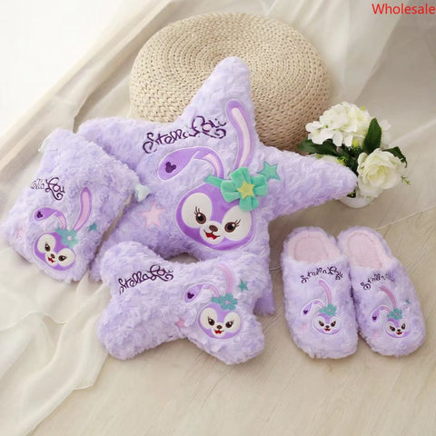 Purple Bunny Pentagram Pillow Cushion