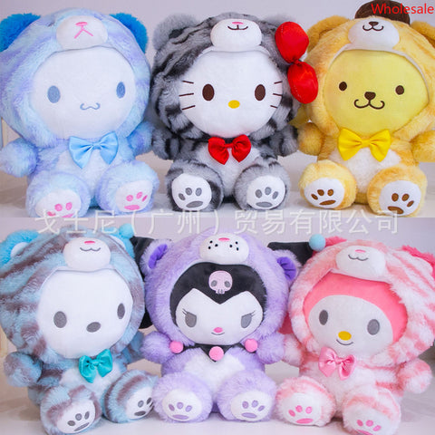 Tiger Kuromi Plush Toy Cinnamoroll My Melody KT Doll Sanrio Doll