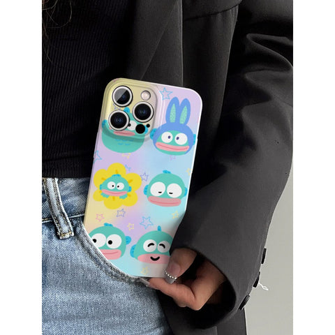 Cute Hanton Clown Fish Creative Cartoon Cute Sanrio iPhone Case Full Body Protective Case For IPhone 11-15 Pro Max