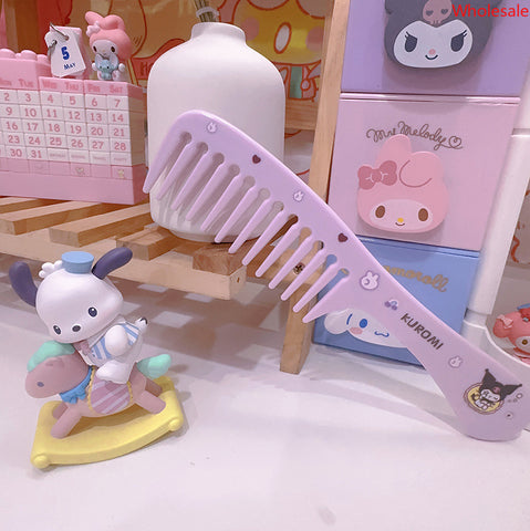 Cartoon Wide Toothed Comb Curly Hair Comb Large Toothed Comb