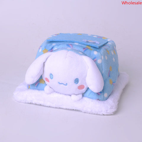 Cute Sanrio Plush Quilt Stove Warm Nest Doll Ornaments