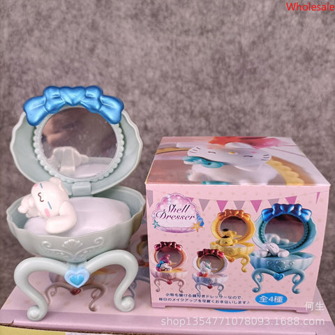 Tide Play ~ Blind Box Dressing Table Dressing Table Scene Ornaments Grab Baby Box Eggs 4