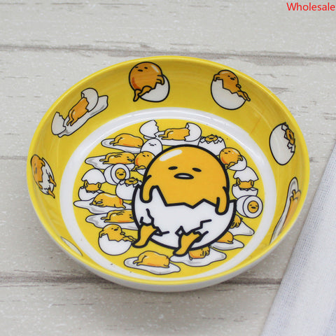 Sanrio Tableware 5-inch Snack Plate Cartoon Cute Creative Fruit Plate Anti Drop Melamine Imitation Porcelain Round Plate