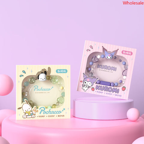 New Sanrio Bracelet Data Cable Girl Gift Jewelry Mobile Phone Charger Portable for Apple