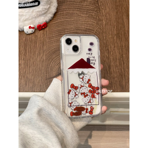 Japan Korean Ins Style Mobile Phone Case Kuromi My Melody Sanrio IPhone Case Full Body Protective Case for IPhone 11-15 Pro Max