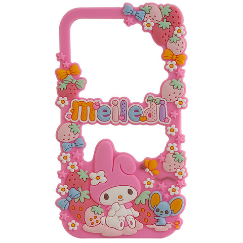 Sanrio 3D Silicone Stereoscopic Melody iPhone Cases Suitable for iPhone 6-13 Pro Max