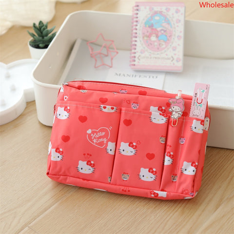 Sanrio Waterproof Storage Bag Large Capacity Travel Cosmetics Storage Bag Cosmetic Bag Certificate Bag