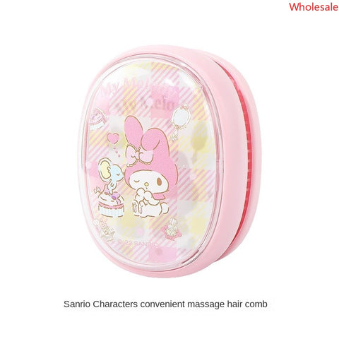 Genuine SanrioCharacters Sanrio portable massage Shun Fa comb anti-static hair loss gift wholesale