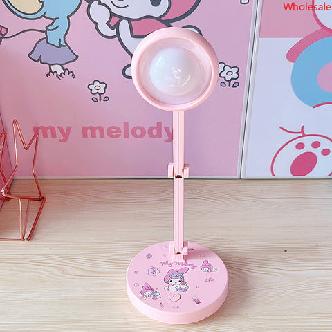 Sanrio Student Dormitory Desk Lamp LED Foldable USB Children&#039;s Reading Eye Protection Lamp