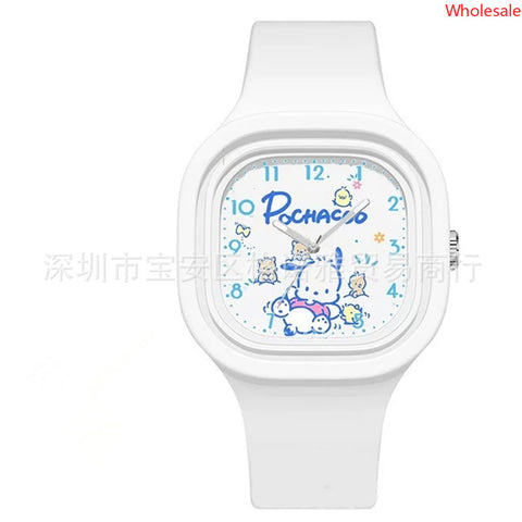 Sanrio Watch Simple, Trendy, and Creative Silicone Student Children's Watch