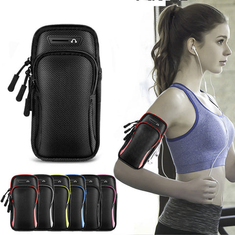 Running mobile phone arm bag, multifunctional sports arm bag, outdoor fitness arm cover, arm bag, waterproof wrist bag home94