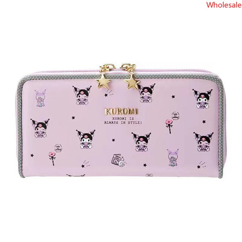 Sanrio Long Wallet Cute Large-capacity Students Multi-card Wallet Simple Clutch Bag