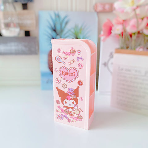 Sanrio Diagonal Pen Holder, Desktop Storage Case, Stationery Case