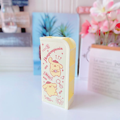 Sanrio Diagonal Pen Holder, Desktop Storage Case, Stationery Case