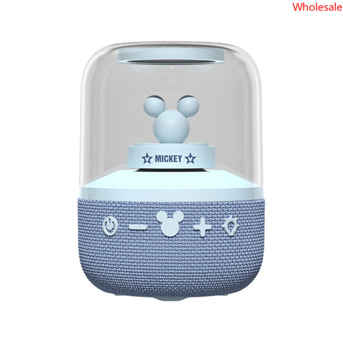 Disney AI Built-in Small Bluetooth Speaker with Colorful Light Effect Wireless Series Connection