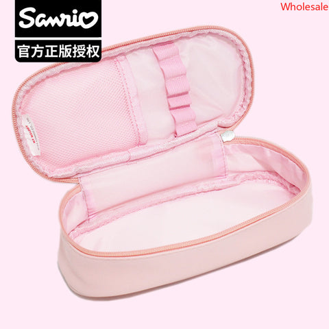 Authentic Cartoon Sanrio Head Pencil Case Large Capacity Pencil Case Stereo Pencil Case Cosmetic Bag