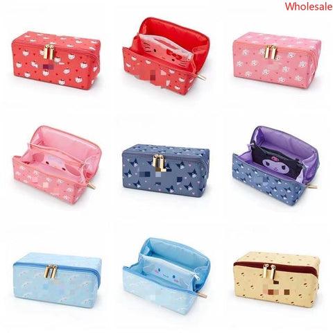 Cute Makeup Bag, Large Capacity Skincare Product Organizing Bag, Student Stationery Pen Bag