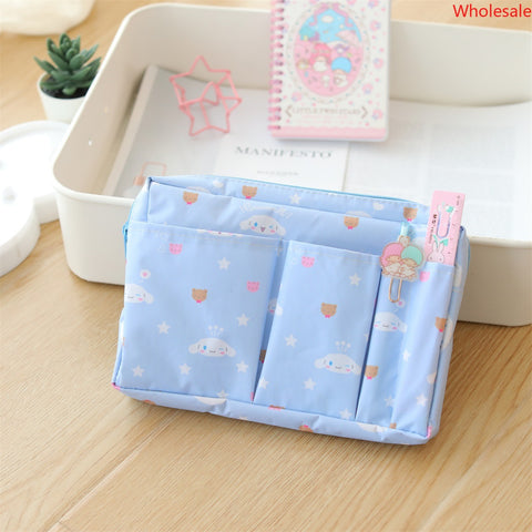 Sanrio Waterproof Storage Bag Large Capacity Travel Cosmetics Storage Bag Cosmetic Bag Certificate Bag