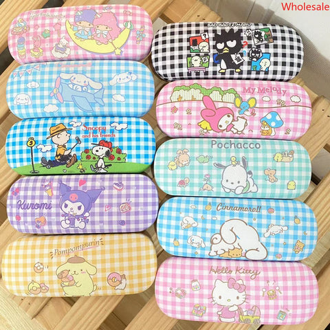 Sanrio Glasses Case Leather Myopia Glasses Student