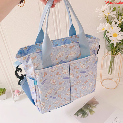 New Fashionable, Lightweight Waterproof Mommy Bag, Outing Mother and Baby Bag, Multi-grid Thickened Mother and Baby Bag, Hand-worn Cross-body Bag