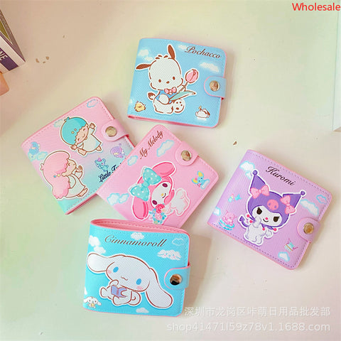 Sanrio Short Wallet, Coin Purse, Coin Paper Ultra Storage Bag