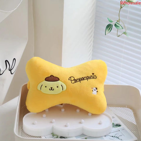 Sanrio Car Headrest Seat Neck Pillow Plush Waist Pillow Car Accessories