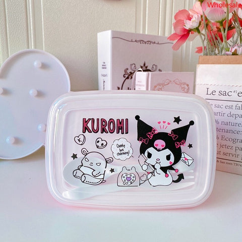 New Sanrio Crisper Box, Dice-sealed Lunch Box, Refrigerator Storage Box, Student Lunch Box