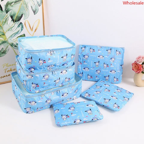 Sanrio Waterproof Travel Storage 6-piece Travel Storage Set Sorting Bag