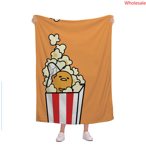 Gudetama King Blanket Camping Travel Blanket Cartoon Blanket Amazon New Cross border Popular Flannel Blanket