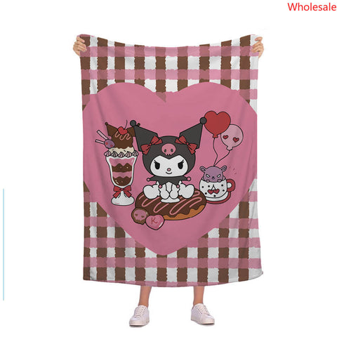 Kuromi Blanket Camping Trip Blanket Cartoon Blanket