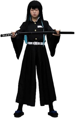 Kids Muichiro Cosplay Costume for Boys Muichiro Tokito Uniform Kimetsu no Yaiba Outfit