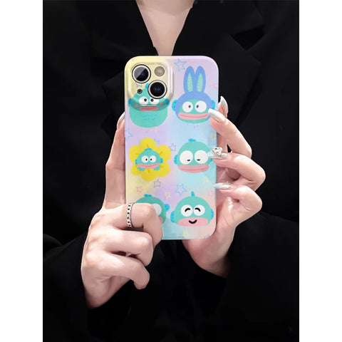 Cute Hanton Clown Fish Creative Cartoon Cute Sanrio iPhone Case Full Body Protective Case For IPhone 11-15 Pro Max