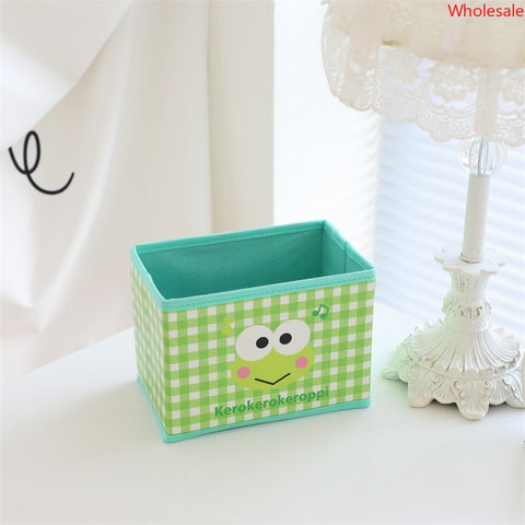 Sanrio Small Storage Box Foldable Desktop Sundries Box Cosmetics Storage Box