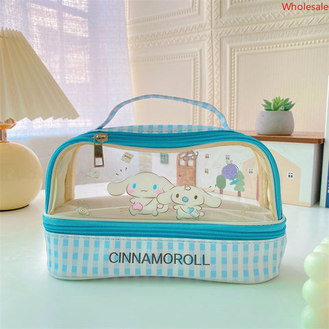 Sanrio Double-layer Large Capacity Pencil Case Pencil Case Large Stationery Box