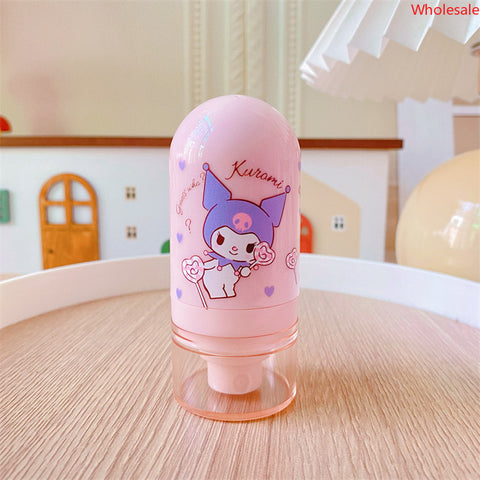 Sanrio Portable Alcohol Dispensing Bottle Vacuum Tubeless Sprayer Carry Small Spray Bottle Empty Bottle