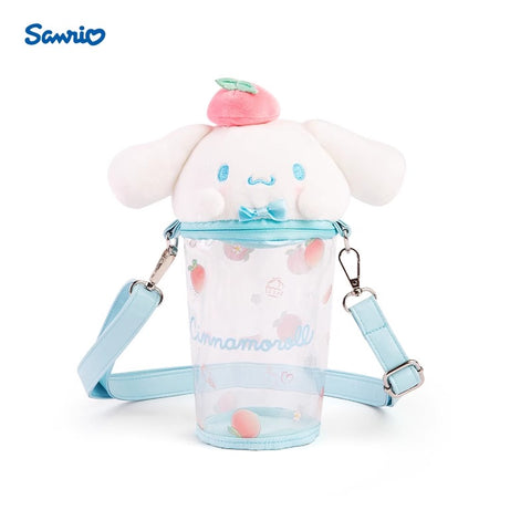 Sanrio Peach Paradise Series Doll Crossbody Bag, Kuromi Cinnamon Dog, Melody Pain Bag