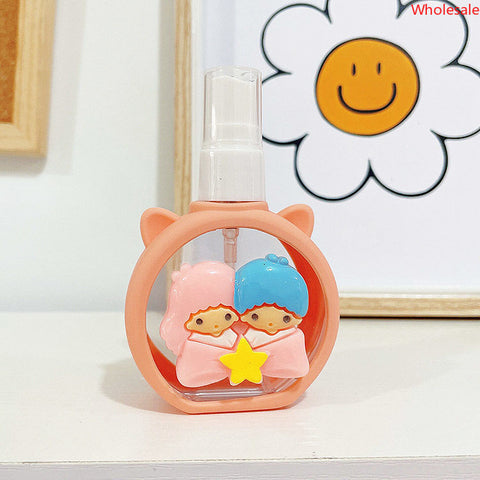 Sanrio Portable Small Spray Bottle, Empty Bottle, Fine Fog, Perfume, Alcohol, Makeup Water, Makeup Water, Floral Water, Cute Mini Sub Bottle