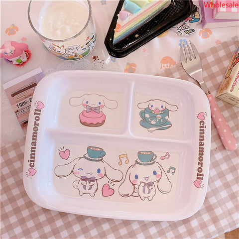 Cinnamoroll Shaped Dining Plates, Plates, Cutlery, Girl Heart Cute, Soft and Cute Little White Dog Cutlery, Dining Bowls