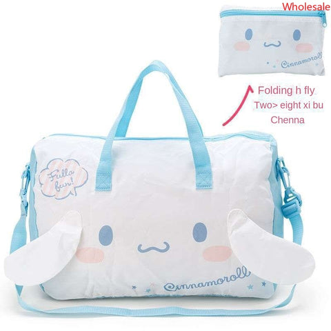 Cartoon Travel Bag, Handbag, Crossbody Luggage Bag, Adjustable Trolley Case