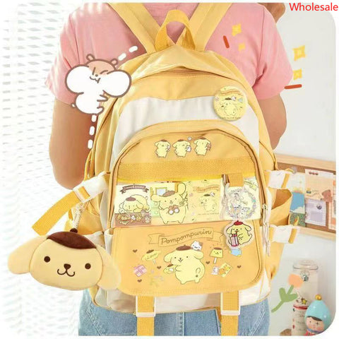 Student Backpack Versatile Backpack, Internet Celebrity Niche, High Capacity for Primary and Secondary School Students and Girls