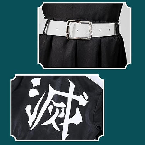 Kids Muichiro Cosplay Costume for Boys Muichiro Tokito Uniform Kimetsu no Yaiba Outfit