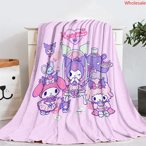 Melody Flannel Blanket Sofa Bedroom Office Dormitory Blanket