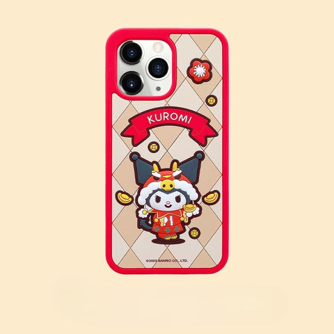 Sanrio Family 2024 New Year IPhone Case Full Body Protective Case For IPhone 11-15 Pro Max