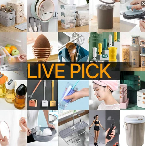 B1 LIVE PICK - You Can Choose Whatever You Like - Cute Household Office Home Water Bottle Blanket Pens Towel Storage Box Etc