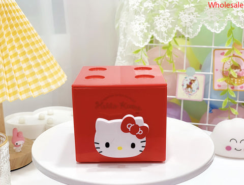 Sanrio Storage Box, Small Drawer on The Table, Square Puzzle, Superimposed Square Clutter Storage Box