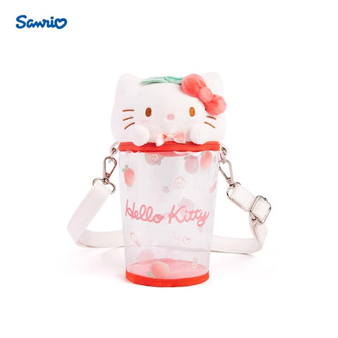 Sanrio Peach Paradise Series Doll Crossbody Bag, Kuromi Cinnamon Dog, Melody Pain Bag