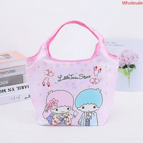 Large Cartoon Kimono Series Insulation Bag Bottle Beer and Beverage Constant Temperature Bag Lunch Box Bag Ice Pack Picnic Bag